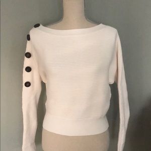 Zara Knit Ivory Sweater - Small